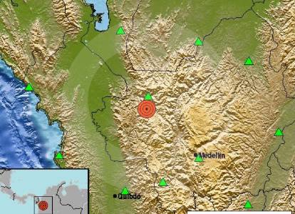 Temblor se registró en la madrugada de este jueves en el occidente antioqueño