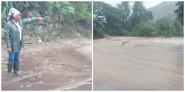 Cinco personas rescatadas: Santiago de Cuba en alerta por desbordamiento del río Sigua