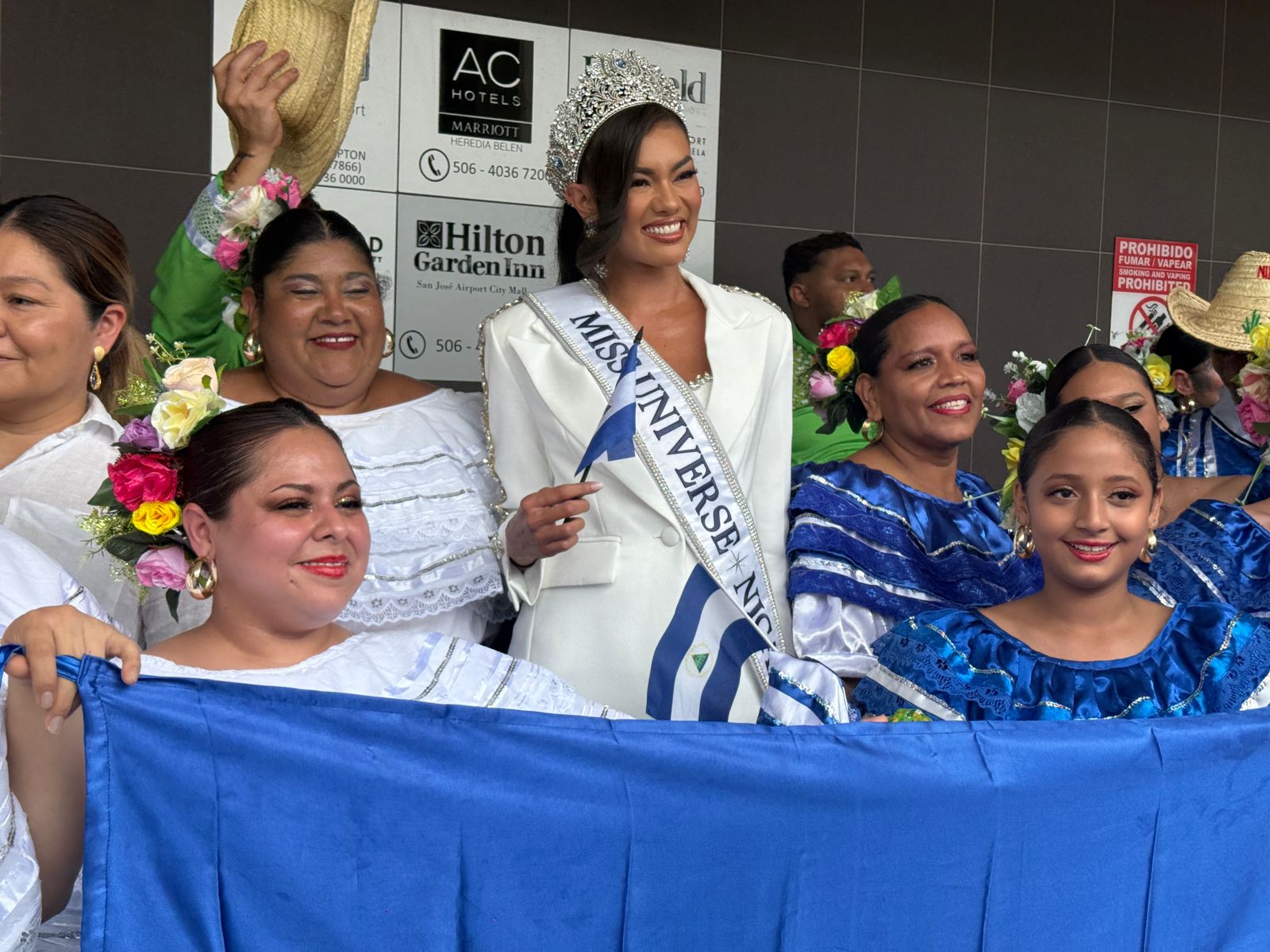 Miss Universo Nicaragua Itza Castillo llega a Costa Rica