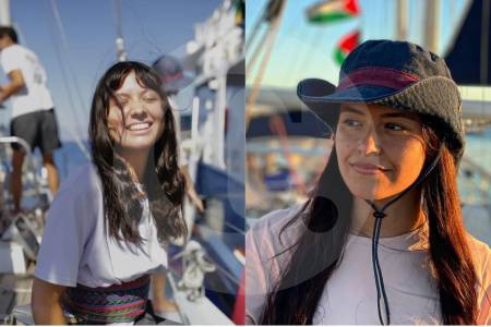 ¿Cómo terminaron dos colombianas en la flotilla que llevaba ayuda a la Franja de Gaza?