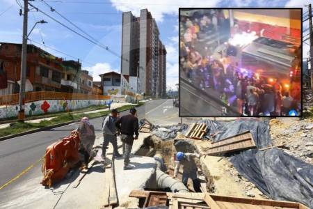 ¿Daño que dejó sin agua al sur del Valle de Aburrá ocurrió en polémica obra de La Estrella?