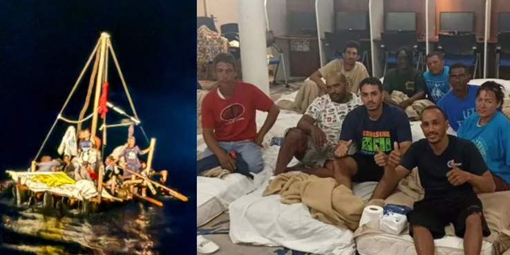 Un crucero rescata a diez balseros cubanos a la deriva frente a las costas de Quintana Roo