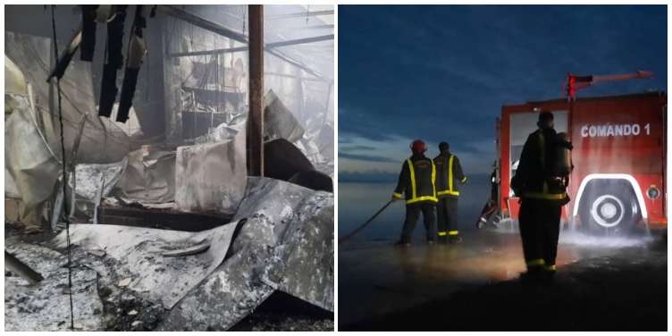Se desata incendio en la Empresa Pesquera Industrial más importante de Cuba