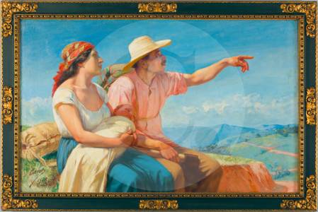 ¿Cuál es la historia de Horizontes, la obra de Francisco Antonio Cano?