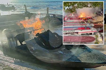Incendio en puerto de El Bagre por poco causa tragedia