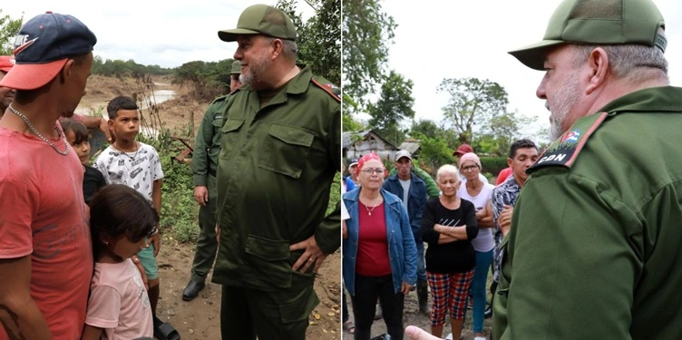 “No los vamos a dejar solos”, dice Marrero a vecinos de Cauto Cristo que aún esperan colchones