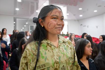Yetzibel, la primera guerrera indígena en la Aviación Militar