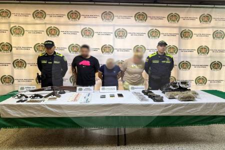 Golpes de la Policía en cuatro municipios del Aburrá mandaron a 18 personas a la cárcel