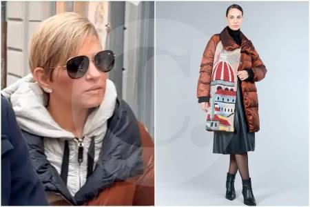 La costosa chaqueta con la que Verónica Alcocer salió de compras en tiendas de lujo en Estocolmo