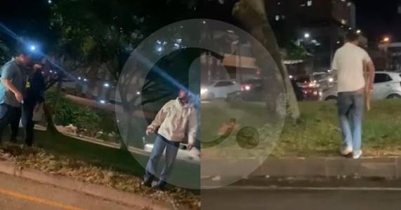 En video: Brutal ataque de un taxista con un bate dejó a un joven de 23 años en UCI