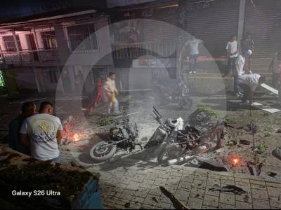 ¡Atención! Atentan con una granada contra estación de Policía de Briceño, Antioquia