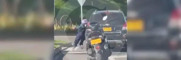 Video | Una mujer fue arrastrada varios metros por un conductor en Rionegro, Antioquia