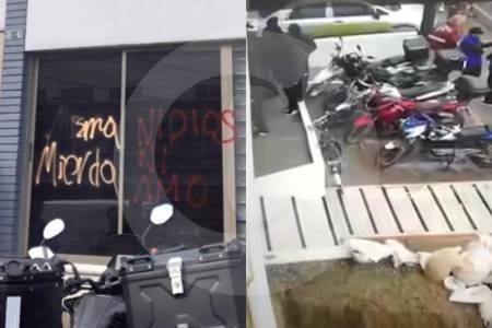 encapuchados-vandalizaron-sede-del-partido-mira-y-galan-acusa-a-petro-de-incentivar-ataques
