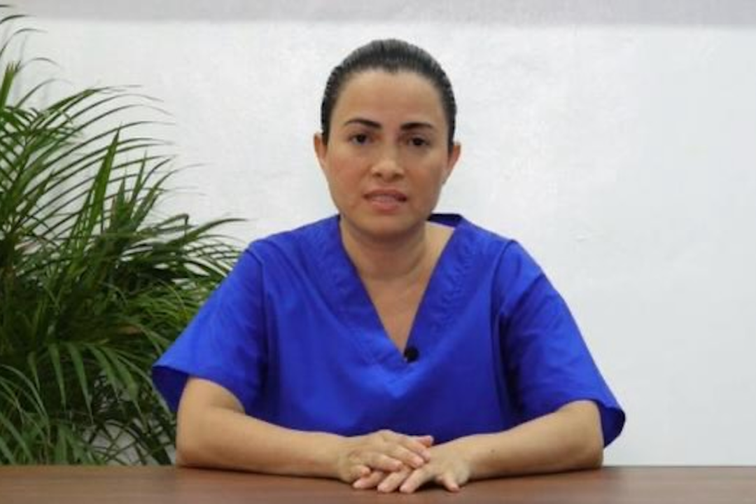 dictadura-exhibe-a-angelica-chavarria,-viuda-de-humberto-ortega