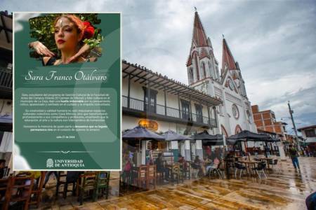 La Ceja despidió a Sara Franco Otálvaro, gestora cultural del Oriente