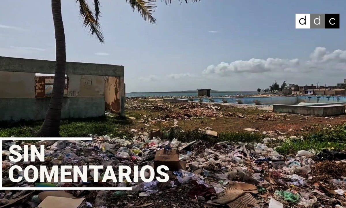 En ruinas, así está la piscina olímpica de Gibara