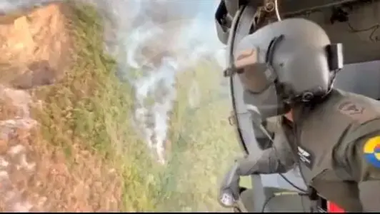 Ofrecen recompensa de $500 millones por responsables de incendio forestal en Abejorral