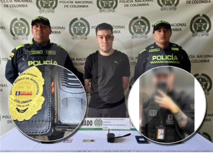 Se hacía pasar por agente del CTI para robar datos de seguridad y terminó capturado en Itagüí