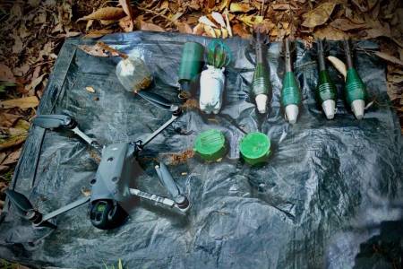 con-drones-explosivos,-atacaron-camion-y-estacion-de-policia-en-tolima