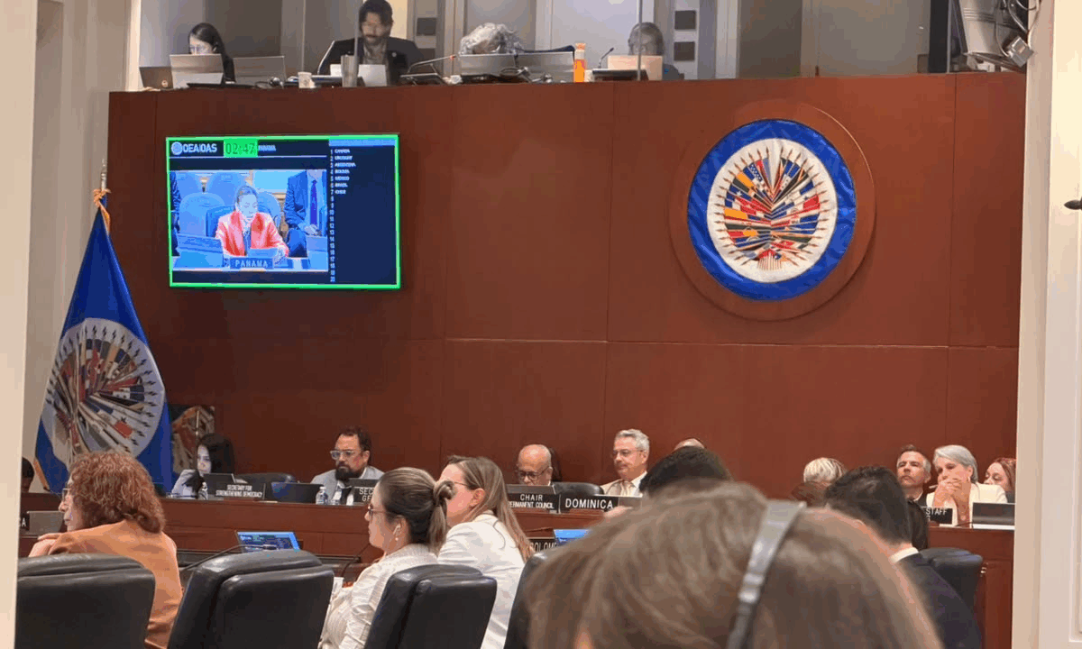 Jóvenes opositores buscan incidir en cancilleres previo a reunión de la OEA sobre Nicaragua
