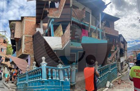 Cinco personas resultaron heridas en Bello, Antioquia, por desplome de un balcón