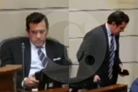 Video | El momento exacto en que Rodrigo Lara se habría enterado de su salida, desde el Congreso